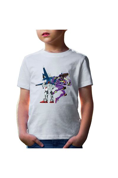 OEM Tricou copii dam Robot Blue Eva Flying