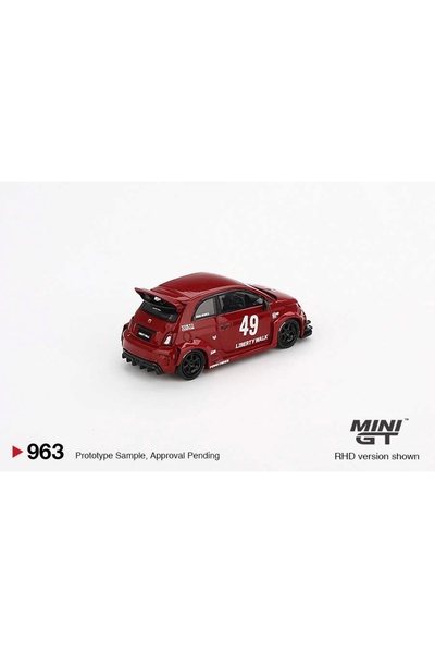 mini gt 1/64 LB-WORKS x Abas Works ABARTH 595 Red
