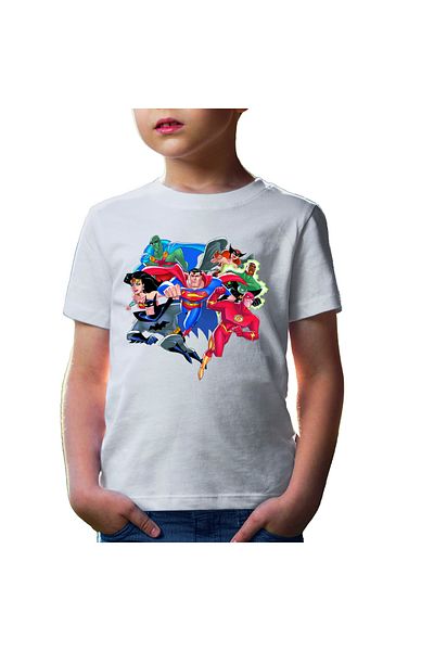 OEM Tricou copii The Flash Batman Justice League Superhero