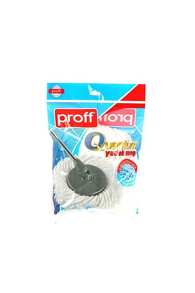 Proff Rotating Mop Refill with Microfiber Proff, White Color