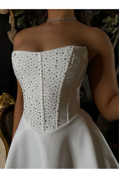 TAYT VEGAS Lycral Glossy Rhinestone Dress