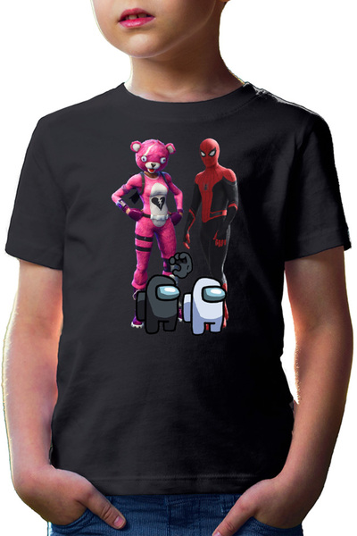 OEM Tricou copii Fortnite Pink Rabbit Skin Easter Event Spiderman Cool