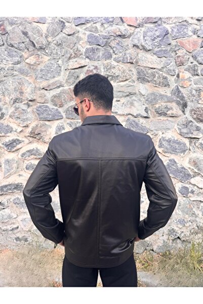Dupont Dar Kesim Deri Ceket