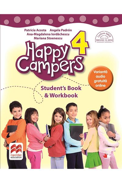 Editura Litera Educational Happy Campers. Student Book, Workbook. Clasa a IV-