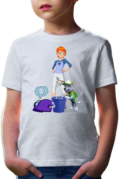 OEM Tricou copii Paw Patrol Recycle Dog Ben10Among