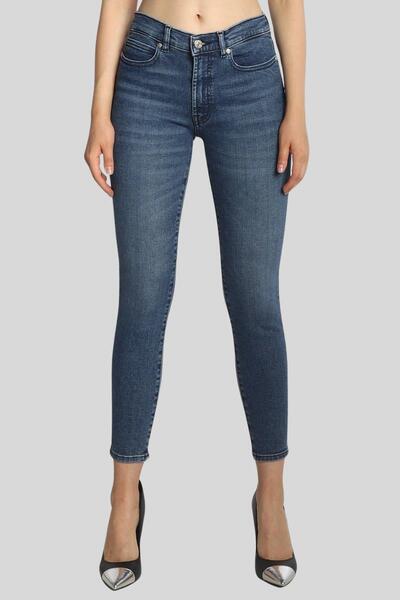 HUGO Slim Fit Kadın Jean Pantolon Mavi 420