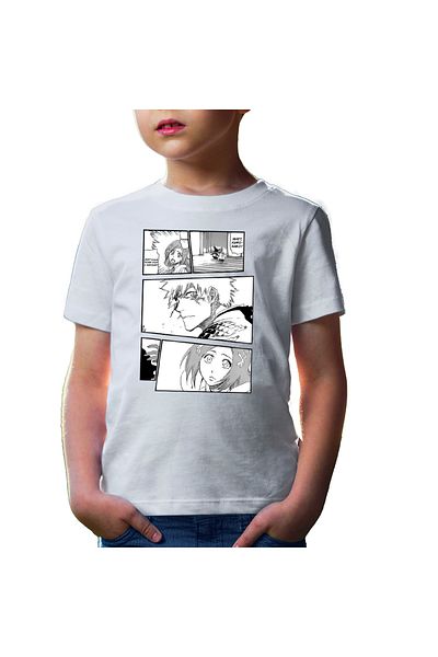 OEM Tricou copii Bleach Ichigo Kurosaki Titi Kubo Fan Manga