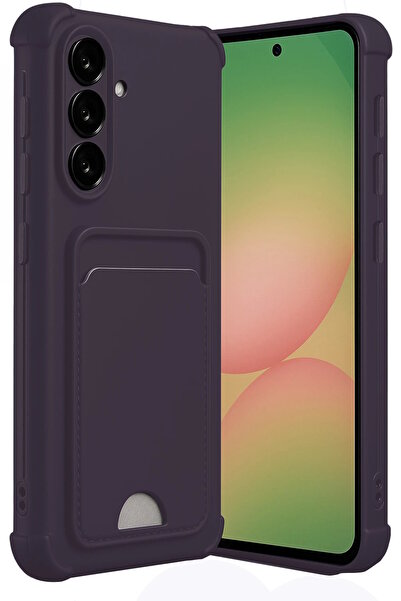 m.tk moveteck Samsung Galaxy A56 Kılıf Kamera Ve Köşe Korumalı Kartlıklı Cüzd...