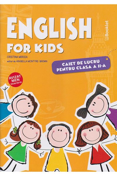 Booklet English for kids - workbook for 1st grade