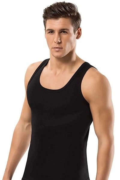 Anıt 6 Pieces Thick Strap Large Size Classic Comfortable Fit Men's Undershirt 100% Cotton (Combed)