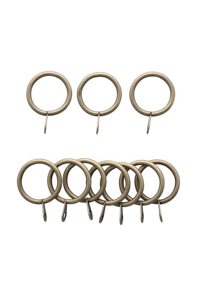 micasa 10-Piece Antique Look Rings 19mm