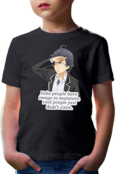 OEM Tricou copii OreGairu Hikigaya Hachiman Fake Otaku