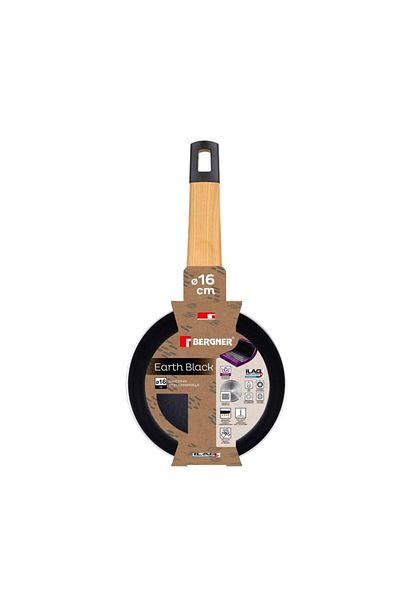 MasterPro Earth Black Non-Stick Saucepan 16 cm