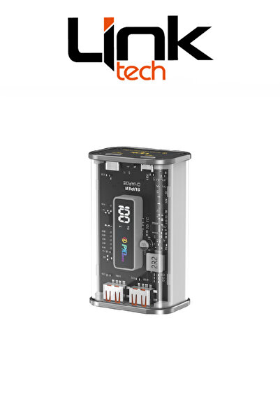 Linktech C122 Strong PD Dijital Göstergeli 22.5W Hızlı Şarj Uçakta Taşınabile...