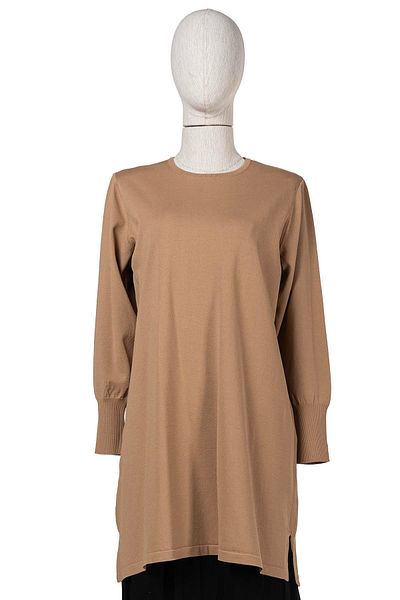 Invee Classic Knitwear Tunic Camel