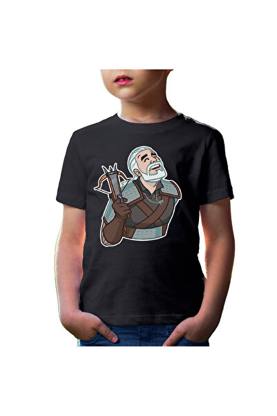 OEM Tricou copii The Witcher Geralt Demon Slayer Cartoon Play