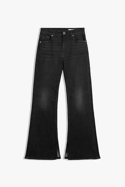 Bershka Flared jeans with slit