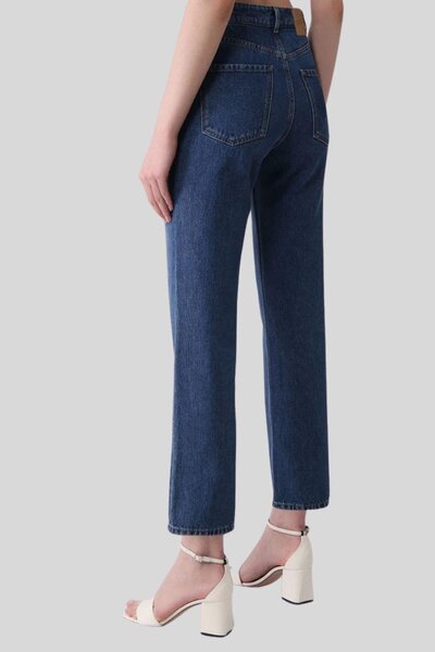 HUGO Boss Regular Fit Kadın Jean Pantolon Mavi 434