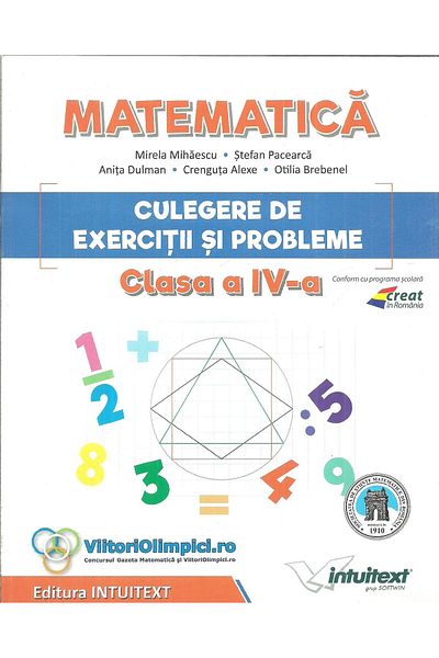 Editura Intuitext Mathematics. Collection of exercises and problems for