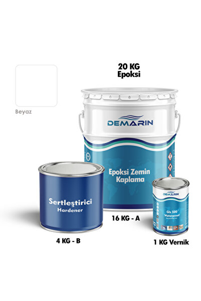 Demarin Solventsiz (Kokusuz) Epoksi zemin kaplama (Tezgah, zemin boyası)