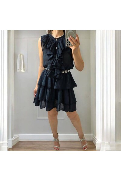 GLAMSI Flowy Cotton Dresses + Belt Included