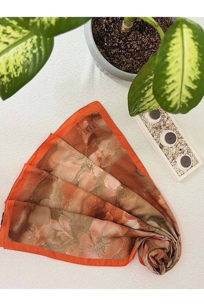 Ess Scarfs Tie-Dye Pattern Cotton Shal