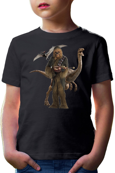 OEM Tricou copii Star Wars Chewbacca T-Rex Flying Dinossaur