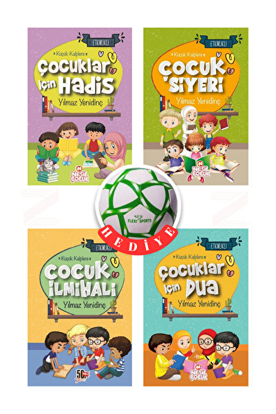 Nesil Çocuk Yayınları Küçük Kalplere Çocuk Siyeri - Hadis - İlmihal - Dua 4 K...