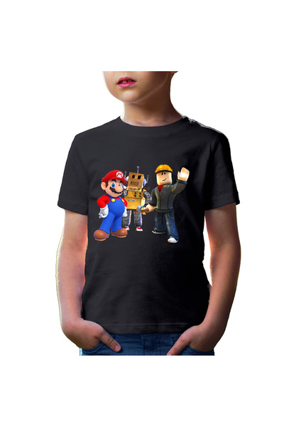 OEM Tricou copii Roblox Mario Video Game Robox Play