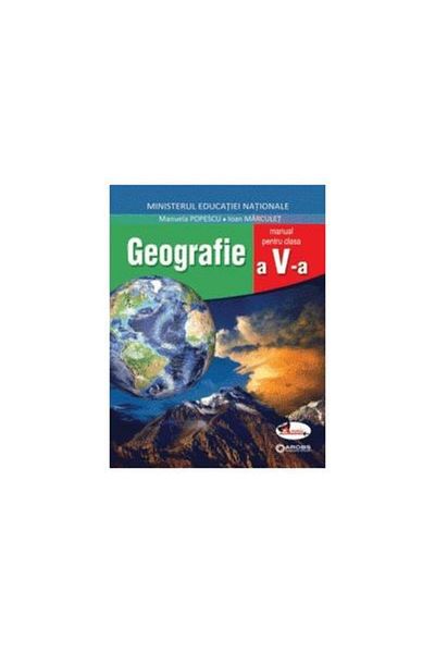 Editura Aramis Geography, 5th grade textbook + CD, Manuela Popesc