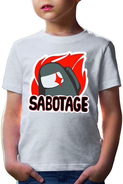 OEM Tricou copii Among Us Sabotage Crew Space Station Task Vent