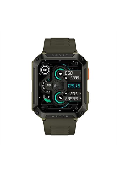 OEM Men's Smartwatch COOSTAR T8PRO, 1.95" HD, BT 5.2, NewWear, Silicone, Black, Sport
