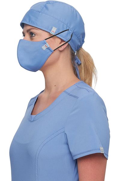 OEM Set 5 Măști de Protecție Antimicrobiene Reutilizabile - Ciel | Cherokee Marime Masca: M/L