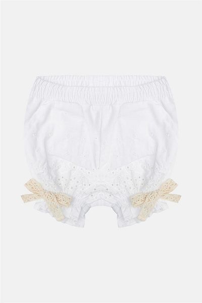 GB Baby Baby Girl White Shorts