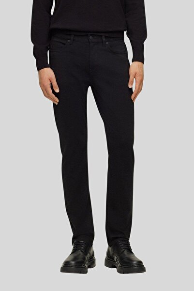 BOSS Slim Fit Erkek Jean Pantolon Siyah