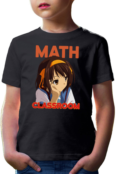 OEM Haruhi Suzumiya Μαθηματικό μάθημα Anime Κωμωδία Λύκειο Παιδιά T-shirt