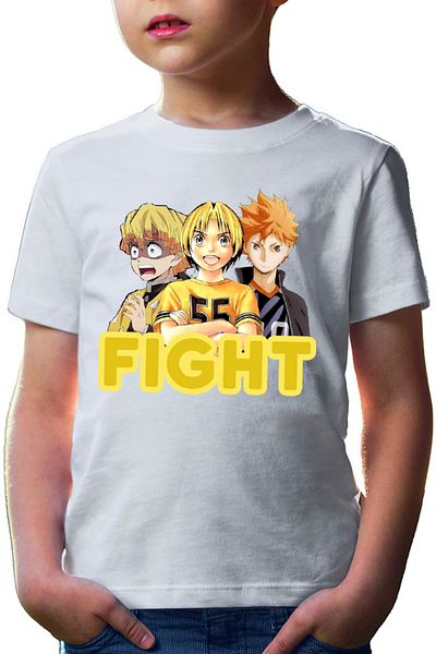 OEM Tricou copii Hikaru no Go Zenitsu Kimetsu no Yaiba Haikyuu Power Otaku