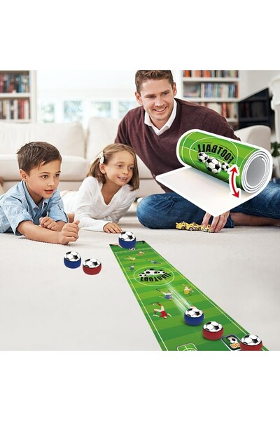 dalip Interactive Game Dalip, Football Play Mat 90 x 20 cm, 1-4 Players, 5+ Years, 6 Balls Included, Gree