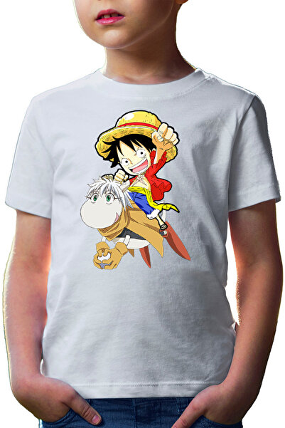 OEM Tricou copii Hoshin Engi Sibuxiang Lufy One Piece Cute Animal Boruto