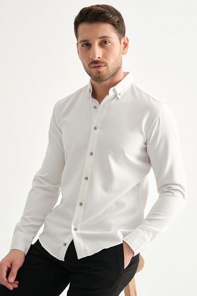 Klothy Ανδρικό πουκάμισο Slim Fit Easy Ironing New Season 2353