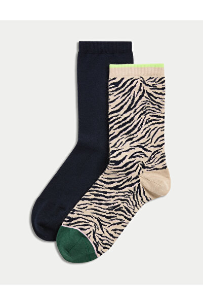Marks & Spencer 2'li Sumptuously Soft™ Bilek Boy Çorap