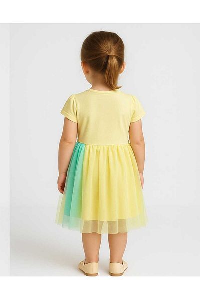 MİLAYS LİFE HOME COLLECTİON Girl's Unicorn Printed Tulle Skirt Birthday and Special Day Dress