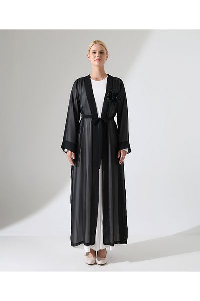 Fi'l Arz Fashion Tie-Up Long Cardigan