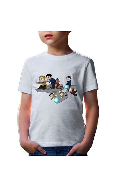 OEM Tricou copii Star Trek Kirk Spock Enterprise Timeline