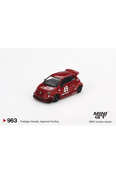 mini gt 1/64 Lb-Works X Abas Works Abarth 595 Red