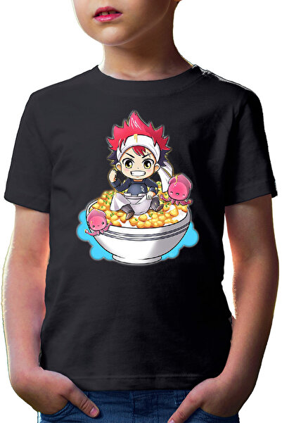 OEM Tricou copii Food Wars Chibi Souma Rice Bow Anime Kage