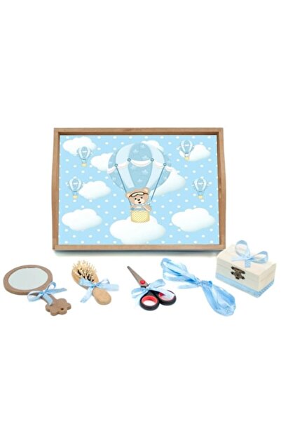 OEM Tavita mot, 6 piese, Model "Ursulet Zburator", 35x20cm, Multicolor