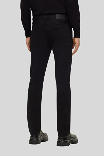 BOSS Slim Fit Erkek Jean Pantolon Siyah