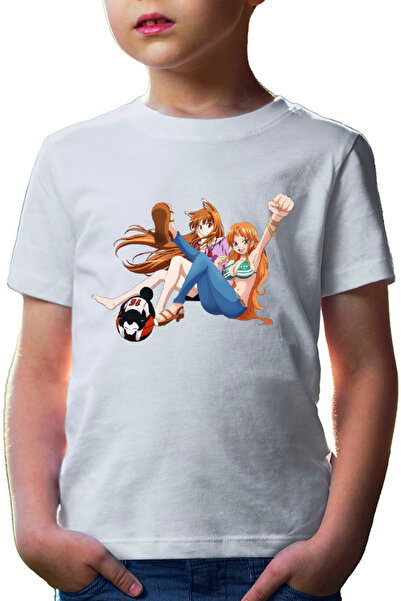 OEM Spice and Wolf Holo One Piece Kuroko no Basket Παιδικό T-shirt