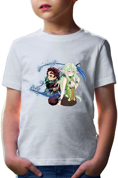 OEM Tricou copii Goblin Slayer Elf Kimetsu no Yaiba Tanjirou